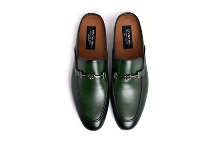 C166-8248 Green Mule (Slip-On)