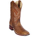 Botas de Cuero Punta Ancha