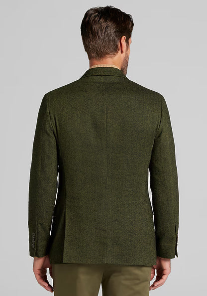 1905 Collection Tailored Fit Herringbone Sportcoat - Big & Tall - Image 2