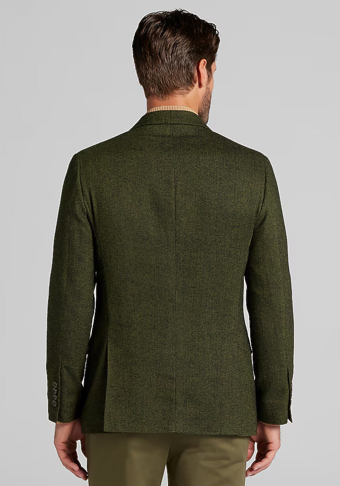 1905 Collection Tailored Fit Herringbone Sportcoat - Big & Tall - Image 2