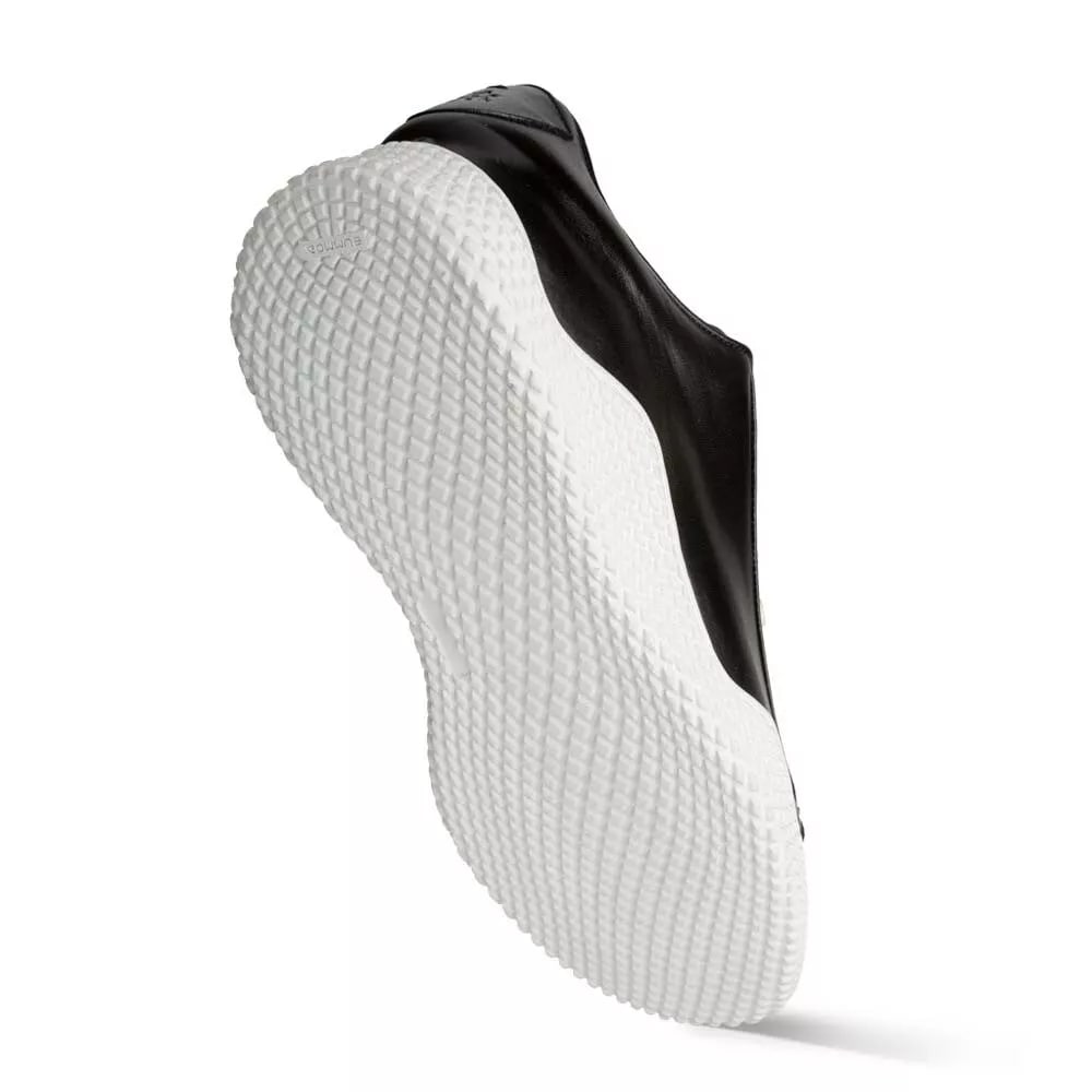 Mens Exotic Sneakers - Alligator Sneakers By Brand in Color Black/White - Image 3