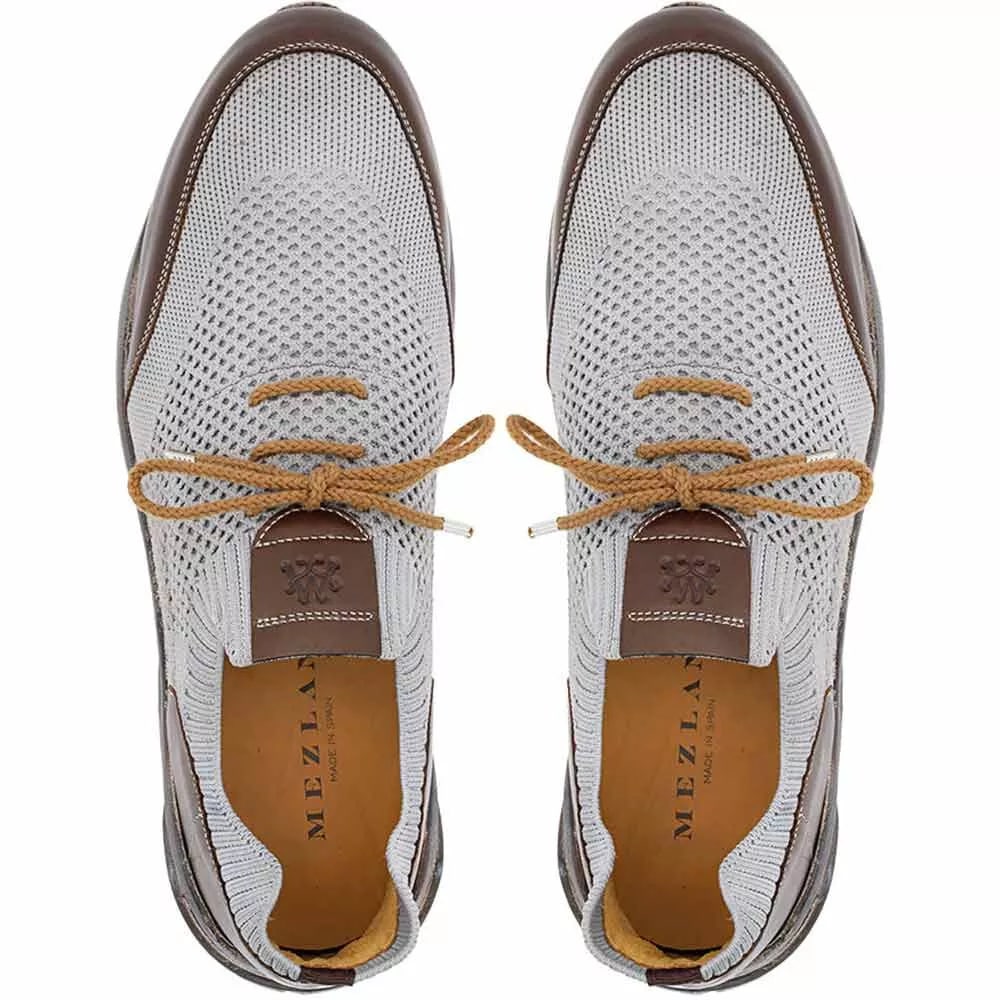 Mens Exotic Sneakers - Alligator Sneakers By Brand in Color Brown/Grey