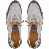 Mens Exotic Sneakers - Alligator Sneakers By Brand in Color Brown/Grey