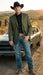 Men’s Olive Green Western Blazer Jacket, Classic Cowboy Style Sport Coat for Casual Formal Wear with Jeans