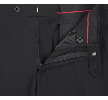 Renoi Designer Suit 2110-1 Men's Slim Fit Solid Stretch 2-Piece Suit