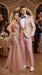 Men’s Rose Gold Pink Prom Tuxedo Suit – Slim Fit Paisley Pattern Formal Tuxedo Suit for Prom, Wedding and Special Events
