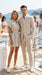 Mens Tan Beige Safari Military Walking Suit Set – Casual Two Piece Outfit Lightweight Summer Blazer and Pants Set Classic Casual Wear