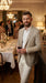 Men’s Light Tan Tweed Blazer – Classic Herringbone Sport Coat, Beige Casual Formal Jacket, Vintage Style Business & Smart Casual Wear