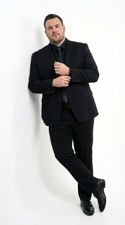 Mens Black Blazer – John Wick Inspired Classic Formal Blazer for Men Sleek Action Style Evening Jacket