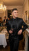 Men’s All Shiny Black Satin Suit – Black Satin Tuxedo Suit for Prom, Wedding, Formal Party and Evening Events Double breasted Vest