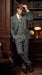 Men’s Grey Vintage Gangster Suit – Bonnie and Clyde Inspired 3 Piece Classic 1920s Formal Outfit