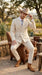 Men’s Tan Linen Cowboy Suit, Double Breasted Western Wedding Formal Western Suit Country style in Beige Tan Color