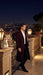 Men’s Burgundy Long Coat – Classic Fit Wool Blend Overcoat - Topcoat Full length