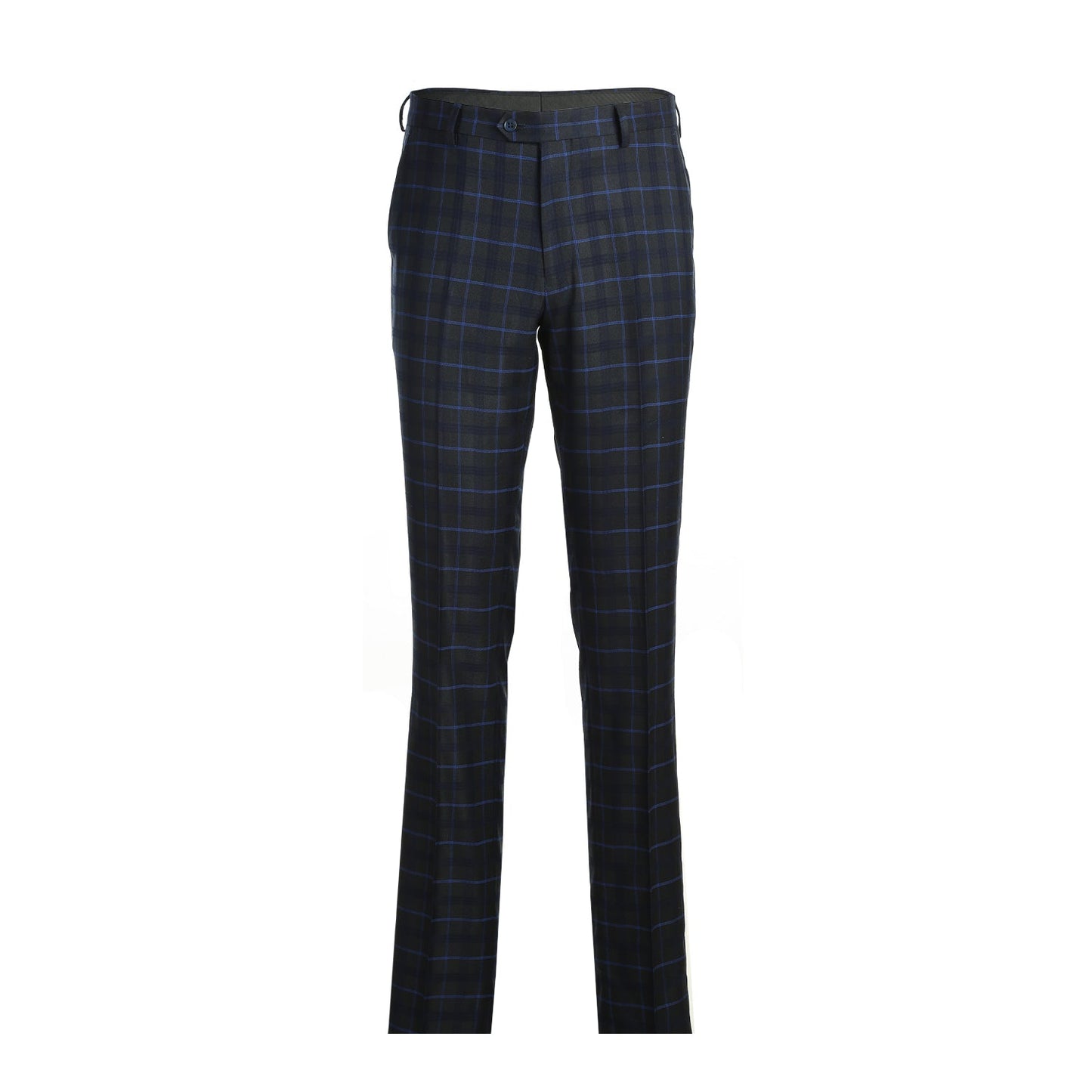 293-27 Men's Classic Fit Checked Suits - Image 8