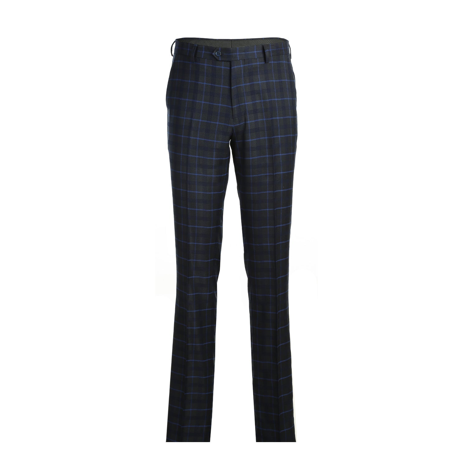 293-27 Men's Classic Fit Checked Suits - Image 8