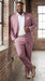 Men’s Mauve 2-Piece Suit – Two-Button Wedding, Prom and Business Suit