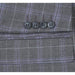 293-25 Men's Classic Fit Checked Suits
