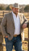 Men’s Dark Tan Taupe Light Brown Western Cowboy Blazer – Classic Country Style Jacket for Wedding, Casual Country Jacket Textured