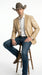 Men’s Champagne Gold Western Blazer, Formal Cowboy Wedding Ranch Sport Coat Jacket tan beige color sheen sharkskin fabric