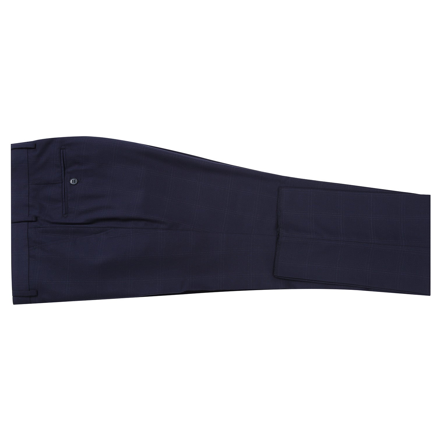 293-29 Men's Slim Fit Checked Suits - Image 8