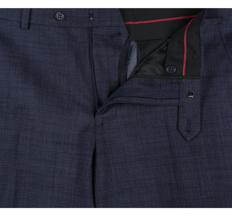 558-3 Men's Two Piece Classic Fit Wool Blend Suit