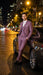 Men’s Mauve Three-Piece Suit – Slim Fit Formal Blazer, Vest, and Trousers for Weddings Rose Gold Pinkish Color