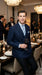 Mens Navy Blue Double Breasted Blazer – Classic Formal Suit Jacket for Business, Wedding, Office and Professional Wear