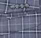 293-14 Men's Classic Fit Single Breasted Grey & White Check Suits