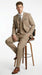 Big And Tall Men's Plus Size Men's Suits For Big Guys Beige