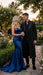 Men’s Black Sequin Long Coat with Satin Shawl Lapel – Luxury Statement Evening Overcoat