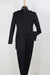 Apollo King "Black Classic Military Mandarin Safari Suit for Men"