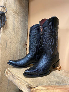 Botas de Avestruz Punta Recortada - Image 3
