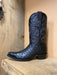 Botas de Avestruz Punta Recortada