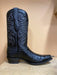 Botas de Avestruz Punta Recortada