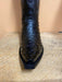 Botas de Avestruz Punta Recortada