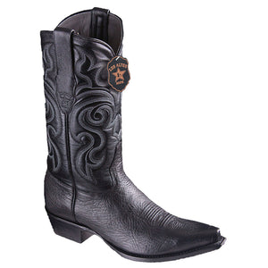 Botas de Piel Cuello de Toro con Punta Recortada