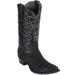 Black Python Boots