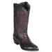 Black Cherry Hornback Caiman Cowboy Boots