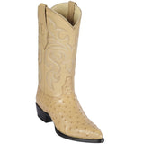 Los Altos Oryx Ostrich Cowboy Boots J-Toe