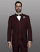 Statement Men's 3 Piece 100% Wool Suit - Elegant Solid