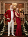 Men’s Red Velvet Blazer Santa Clauses Tim Allen Inspired Jacket – Festive Christmas Party Blazer, Holiday Costume Jacket Christmas New Year