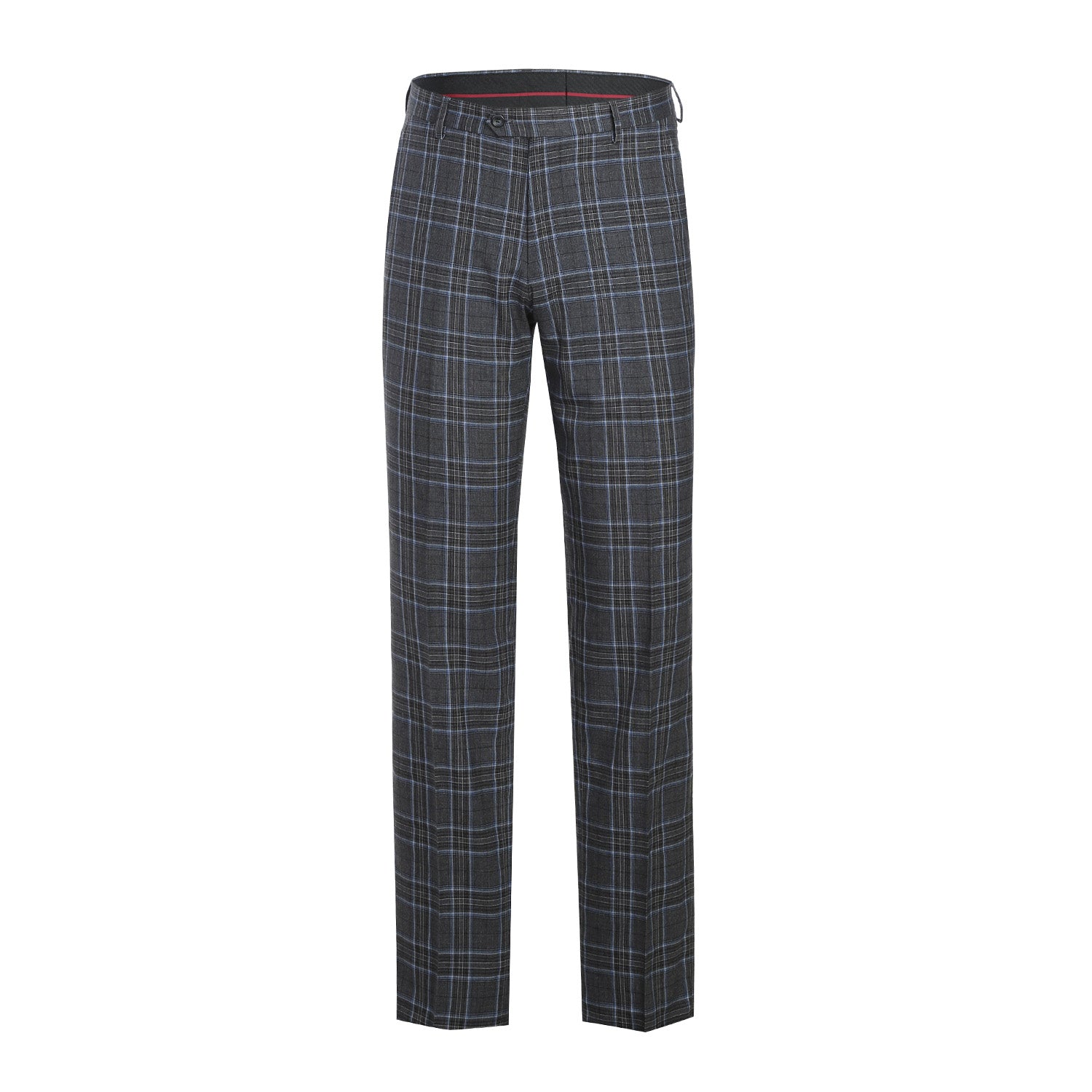 293-28 Men's Slim Fit Checked Suits - Image 9
