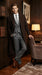 Men’s Brown Long Overcoat – Double Breasted Classic Formal Winter Coat for Business, Topcoat and Cold Weather Wear