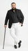 Men’s Black Seersucker Blazer – Textured Two-Button Notch Lapel Formal & Summer Sport Jacket in Black Tone-on-Tone Cotton Fabric