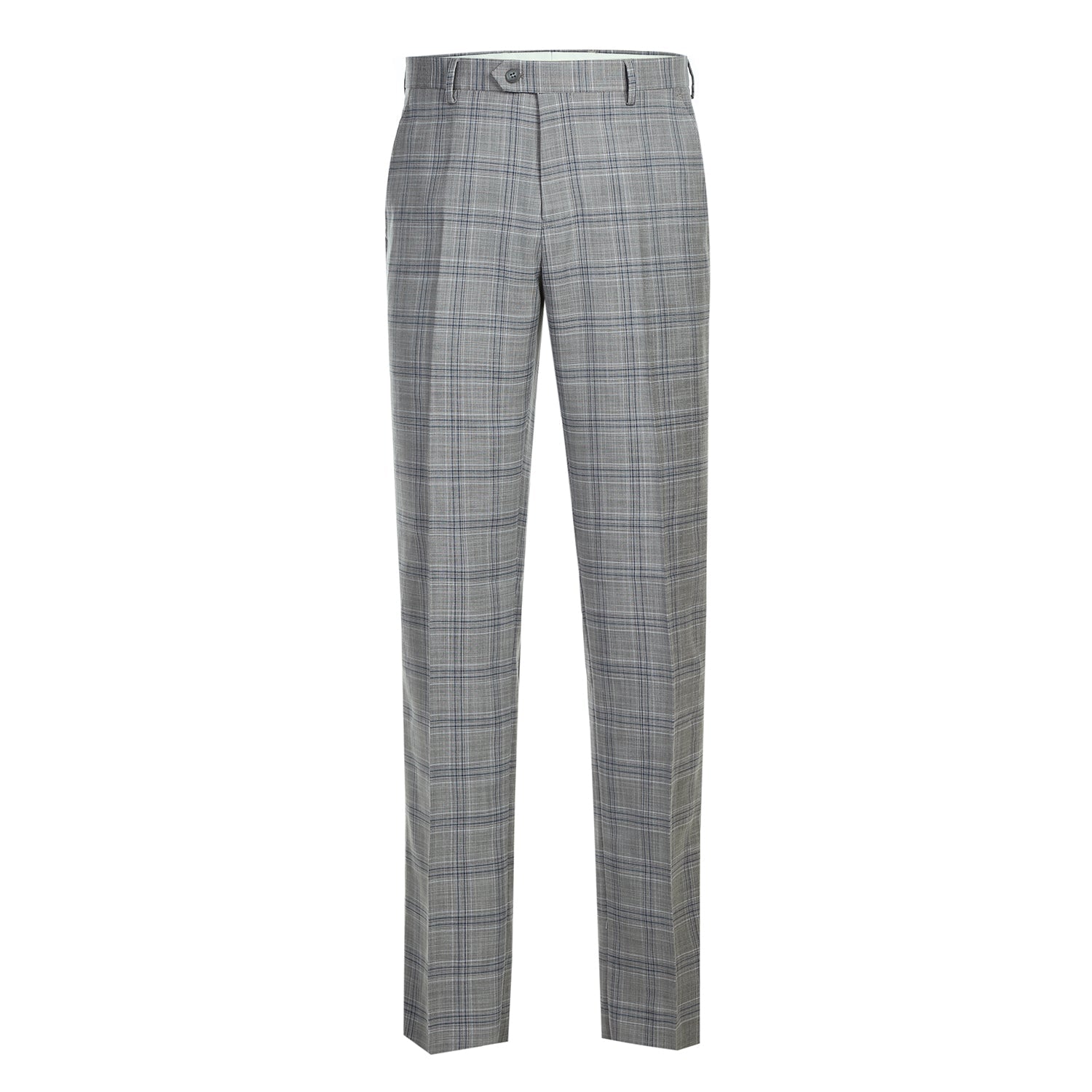 293-23 Men's Classic Fit Checked Suits - Image 9