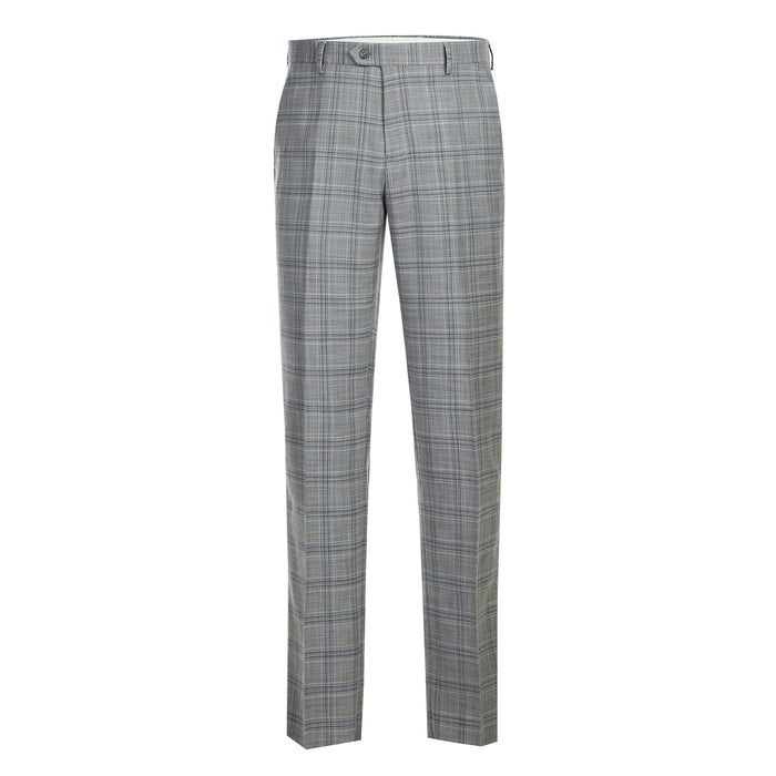 293-23 Men's Classic Fit Checked Suits - Image 9