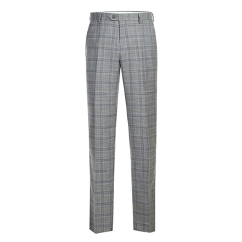 293-23 Men's Classic Fit Checked Suits - Image 9