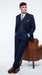 Men’s Navy Blue Pinstripe 3 Piece Suit, Thomas Shelby Inspired Vintage Formal Suit for Weddings, Parties, Prom, and Special Events
