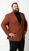 Men’s Rustic Brown Textured Blazer with Notched Lapel, Formal Dress Jacket for Weddings, Parties, Business Look