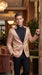 Men’s Rose Gold Tuxedo Jacket – Black Peak Lapel Wedding, Prom and Formal Dinner Blazer